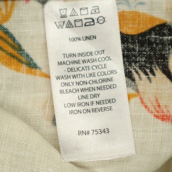 Rachel Zoe Linen Wide Leg Shorts w/Pockets Floral Design Size 3X - Picture 6 of 11